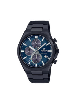 Часы Edifice Solar Powered Chronograph Casio, черный edifice solar powered chronograph efs-s630dc-2avuef | schwarz