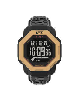 Часы UFC Strength Knockout TW2V89000 Timex, черный/золотой ufc strength knockout tw2v89000 | schwarz, golden
