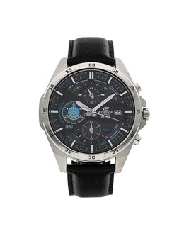 Часы Edifice EFR-556L-1AVUEF Casio, черный/серебряный edifice efr-556l-1avuef | schwarz, silber