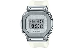 Мужские часы Casio GM в металлическом цвете, Белый gm-s5600sk-7pr | white