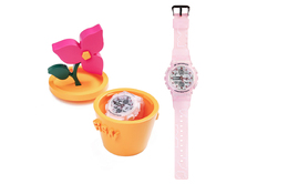 Casio Женские розовые часы gma-s140np-4aprf | transparent pink