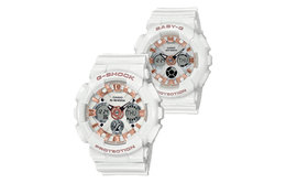 Часы Casio унисекс G-SHOCK и BABY-G, Белый lov-20a-7apr | white