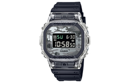 Мужские часы Casio, Серый камуфляж dw-5600skc-1pr | gray camouflage