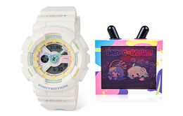 Женские часы Casio BABY-G, Изготовленный на заказ ящик для хранения телевизора ba-110tm-7aprb | custom tv storage box