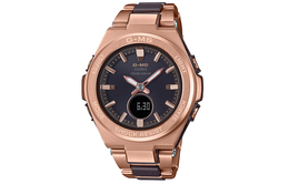 Женские часы Casio BABY-G, Розовое золото msg-s200cg-5a | rose gold