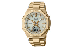 Casio Женские часы BABY-G 37,2 мм, белые msg-b100dg-9apr