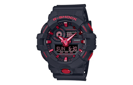 Мужские часы Casio, Черный Красный ga-700bnr-1apr | black/red