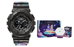 Женские часы Casio BABY-G, Коллаборация Black-POP MART ba-130-1aprp | black-pop mart collaboration