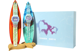 Часы Casio унисекс G-SHOCK и BABY-G, Синий slv-21b-2pfc | blue