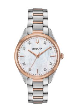 Женские часы Классика 98П183 Bulova, цвет Bicolor 7613077561096 | bicolor
