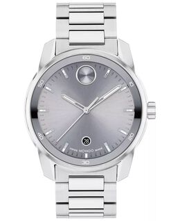 Мужские часы Swiss Bold Verso с браслетом из нержавеющей стали, 42 мм Movado, серебро 17707986 | silver-tone