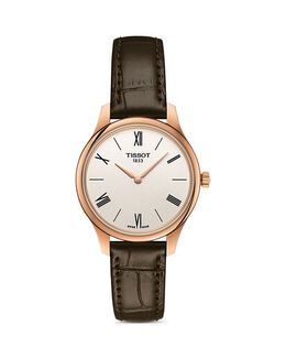 Традиционные часы, 31 мм Tissot, цвет White 4552036 | white/brown