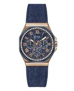 Женские многофункциональные синие джинсовые часы 36 мм Guess, синий 19342822 | blue