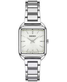 Женские часы Essentials из нержавеющей стали с браслетом 26 мм Seiko, серебро 14684810 | silver