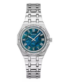 Женские аналоговые серебряные часы из нержавеющей стали, 36 мм Guess, серебро 19342832 | silver
