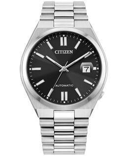 Мужские автоматические часы Tsuyosa с браслетом из нержавеющей стали, 40 мм Citizen, серебро 16473231 | silver-tone