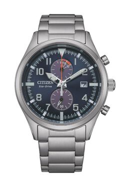 Мужской хронограф Citizen, цвет Silber Blau 4974374333858 | silber blau