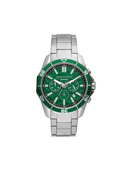Часы Spencer AX1957 Armani Exchange, зеленый/серебряный spencer ax1957 | grün, silber