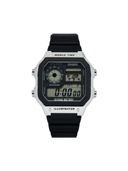 Часы AE-1200WH-1CVEF Casio, черный/серебряный ae-1200wh-1cvef | schwarz, silber