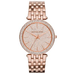 Часы mk3439 darci с паве из розового золота Michael Kors, розовый 6268707 | roségold