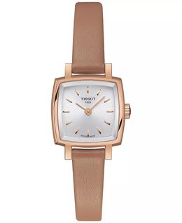 Женские милые летние часы со сменным кожаным ремешком, 20 мм Tissot, бежевый 13779638 | tan
