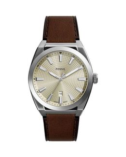 Часы Fossil Everett, 42 мм, слоновая кость/кремовый 5235805 | cream/brown