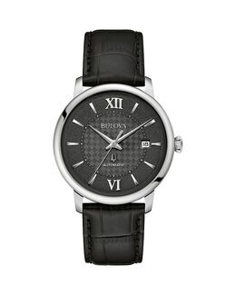 Часы Bulova Classic Hudson, 39 мм, черный 5249398 | black