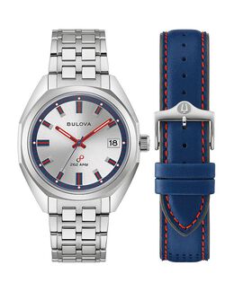 Часы Bulova Classic Jet Star, 40 мм, мультиколор 4874633 | silver/blue