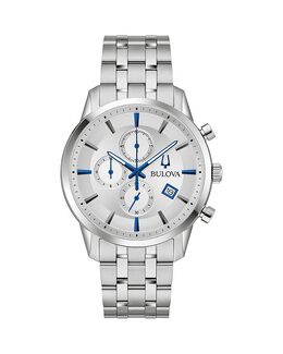 Bulova Classic Sutton часы, 41 мм, серебряный 4874630 | silver