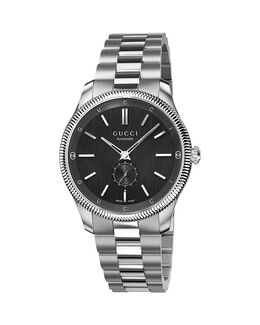 Часы Gucci G-Timeless, 40 мм, черный 5014949 | black/silver