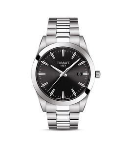 Часы Tissot Gentleman, 40 мм, серебряный 3609292 | black/silver