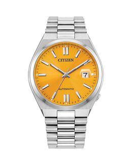 Роскошные часы Citizen Sport, 40 мм, оранжевый 4924021 | orange/silver