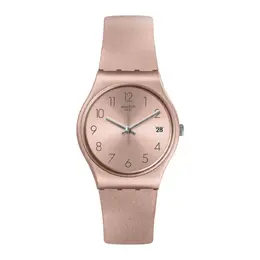 Часы Pinkbaya с розовым силиконовым ремешком Swatch, розовый 18837 | rosa