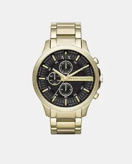 Armani Exchange Hampton AX2137 Мужские часы с хронографом из черной стали 4053858230521 | negro