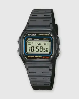 Цифровые мужские часы Casio Collection W-59-1VQES, черный 1010642701402 | negro