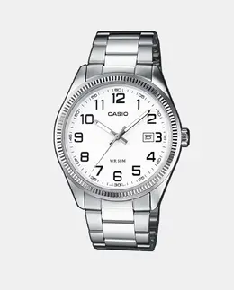 МТП-1302ПД-7БВЭФ стальные мужские часы Casio, серебряный 1010642723356 | plata
