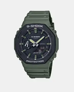 G-Shock GA-2110SU-3AER Мужские часы из зеленой смолы Casio, зеленый 1010642723166 | verde