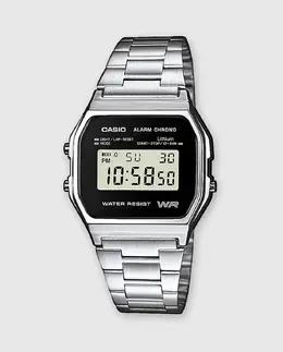 Casio Collection A158WEA-1EF Винтажные мужские часы, серебряный 1010642710411 | plata