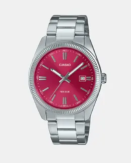 Стальные мужские часы MTP-1302PD-4AVEF Casio, серебрянный 4549526371158 | plata