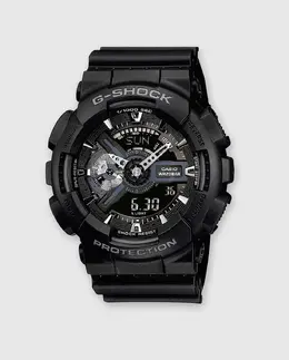 Casio G-SHOCK GA-110-1BER Мужские часы Автоматический антимагнитный секундомер со светодиодной подсветкой, черный 1010642710544 | negro