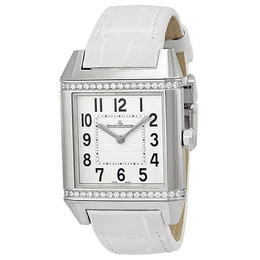 Jaeger-LeCoultre White Dial White Leather Ladies Watch - q7068421