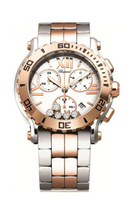 Chopard Happy Sport Chronograph Quartz White Dial Unisex Watch 288499-6002