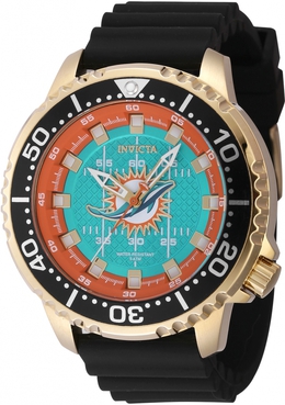 Invicta Nfl Miami Dolphins 48109 Mens Quartz Watch