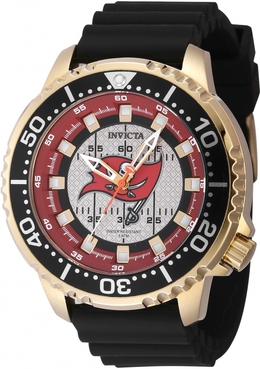 Invicta Nfl Tampa Bay Buccaneers Quartz Grey Dial Mens Watch 4812