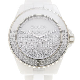 Chanel J12 Quartz White Dial Ladies Watch h7419