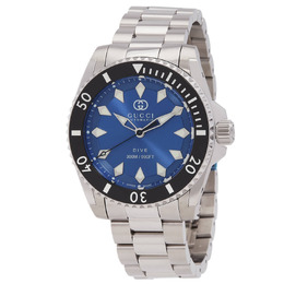 Gucci Dive Automatic Blue Dial Mens Watch YA136362