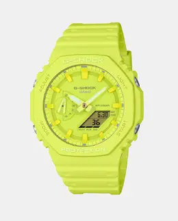 GA-2100-9A9ER Часы Tone on Tone из устойчивой желтой смолы Casio 4549526370311 | amarillo