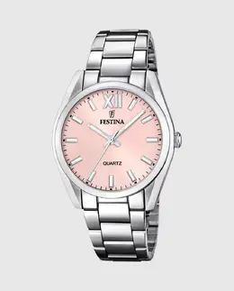 F20622/2 Женские часы Boyfriend из серебряной стали Festina, серебряный 26242 | plata