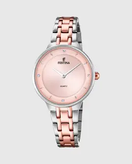Женские часы F20626/2 Mademoiselle из серебристой стали Festina, серебряный 26227 | plata