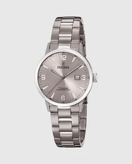 F20436/2 Женские часы из титановой стали серого цвета Festina, серый 23925 | gris